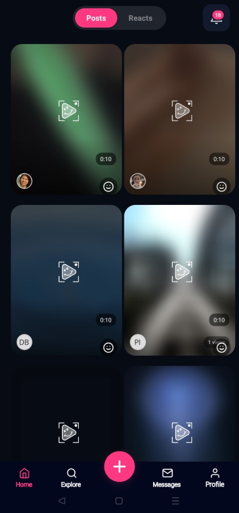 ReactHub home Posts feed